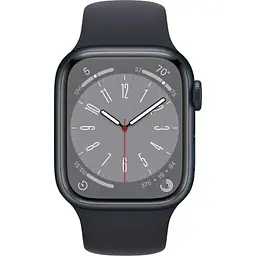 Apple Watch Series 8 GPS 41mm Midnight Aluminium with Midnight Sport Band MNP53 UA - мініатюра 2