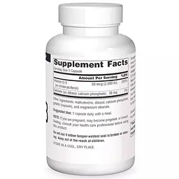 Вітаміни та мінерали Source Naturals Vitamin D3 2000 IU 200 капсул - мініатюра 2