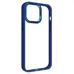 Чехол для Apple iPhone 14 Pro Max, UNIT2, синий, ударопрочный, прозрачный противоударный чехол-накладка из TPU и поликарбоната (PC), с защитными бортиками, защита всего корпуса от ударов и царапин, ArmorStandart (ARM69960)