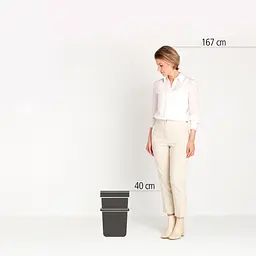 Відро для сміття Brabantia Sort&Go, 16 л, м'ятний (109843) - мініатюра 6