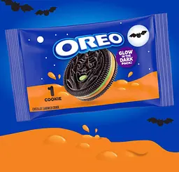 Печиво Oreo Halloween Green and Orange Creme Chocolate Sandwich Cookies 650г - мініатюра 6