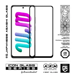 Захисне скло для Xiaomi Poco M4 5G Redmi Note 11R 5G, Icon, 2.5D загартоване скло, повне проклеювання, глянсове, удароміцне, з олеофобним покриттям, сумісне з чохлами, міцність 9H, проста установка, ArmorStandart (ARM60934) - мініатюра 2