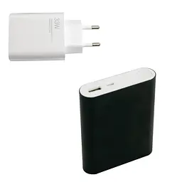 Набір адаптер для зарядки 33W Power adapter Suite і повербанк для телефону на 10400mAh чорний - мініатюра 8