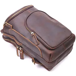 Чоловіча шкіряна сумка Vintage 17,5х31х9 см sum0022411 - мініатюра 3