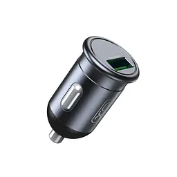 Автомобільний зарядний пристрій XO CC46 QC3.0 18W Сірий