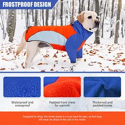 Зимова куртка для собак Wan Talk Fleece Turtleneck Dog Vest, M - мініатюра 3