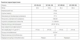 Бойлер накопичувальний комбінований Nova tec NT-CBR 80 Combi Right 30412 - мініатюра 6