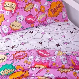 Простирадло MirSon Kids Time Бязь, 17-0512, Bombs pink - мініатюра 3