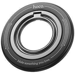 Магнітний тримач для телефону Hoco GH3 Enjoy Black - мініатюра 2