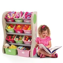Органайзер з ящиками Step 2 Fun Time Room Organizer рожевий з салатовим (41384) - мініатюра 2