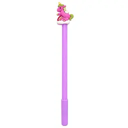 Дитяча гелева ручка Єдиноріг Bambi 016(Violet) синій, 17,5 см