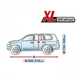 Тент автомобільний для джипа та мінівена Kegel-Blazusiak XL 510x160 см Mobile Garage (5-4123-248-3020) - мініатюра 2