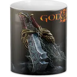 Кухоль GeekLand God Of War Лезо Хаосу 330 мл білий - мініатюра 3