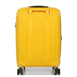 Валіза дорожня мала (S) під ручну поклажу поліпропілен Airtex 637 38 л 56x38x22 см Жовтий - мініатюра 3