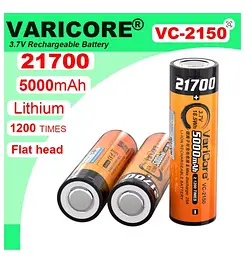 Акумулятор промисловий VariCore 21700 VC-2150 5000mAh 3.7V B 25A (2912000501) - мініатюра 2