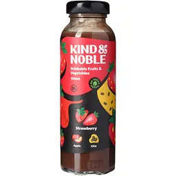 Смузі Kind & Noble Полуниця-яблуко, насіння чіа 250 мл