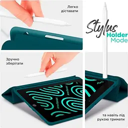 Чохол-книжка ArmorStandart Smart Fold Pen для Apple iPad 11 2025 (A16) / 10.9 2024 / 2022 Pine Green (ARM74943) [133701] - мініатюра 6