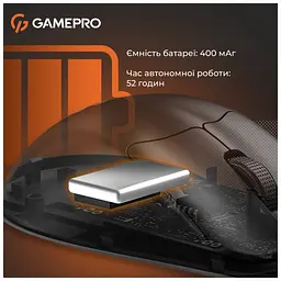 Мишка GamePro Genesis Avenger Wireless/Bluetooth/USB Black (GM096B) - мініатюра 4