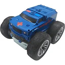 Машинка іграшкова Revolt Rescue Racers на радіокеруванні двостороння синьо-сіра (TG1009GREY) - мініатюра 2