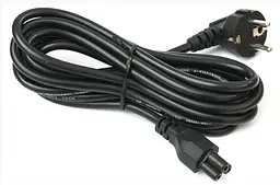 Кабель живлення 220В 1.5 м, 0,75мм2 С13-IEC C5 (для ноутбука)