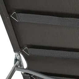 Ліжко розкладне Bo-Camp Sun Lounger 3 Positions Anthracite (1304480) - мініатюра 5