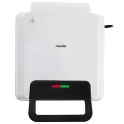 Вафельниця Mesko MS 3091 (1800 Вт) для бельгійських вафель, антипригарне покриття, біла - мініатюра 5