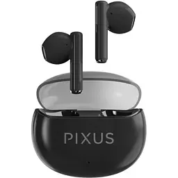 Навушники бездротові Space TWS, Black, Bluetooth 5.3, мікрофон Pixus teh0027985