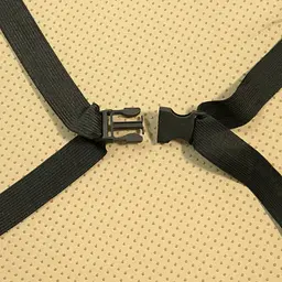 Подушка на стілець Supretto кругла на зав'язках 40x40 см сіра (91250001) - мініатюра 3