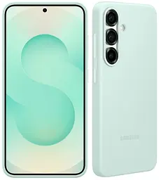 Оригінальний силіконовий чохол Samsung Silicone Case для Samsung Galaxy S25 Plus Mint EF-PS936CMEGWW - мініатюра 2
