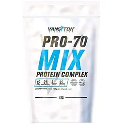 Протеїн Vansiton Pro-70 Mix, 450 грам - Подвійний шоколад