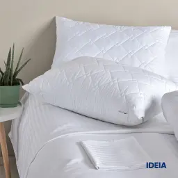 Подушка Ideia Standart зі стібкою антиалергенна 50х70 см біла (8-31096) - мініатюра 8