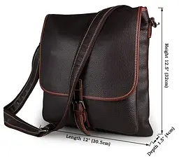 Чоловіча шкіряна сумка Vintage 30,5х32х4 см sum0012436 - мініатюра 2