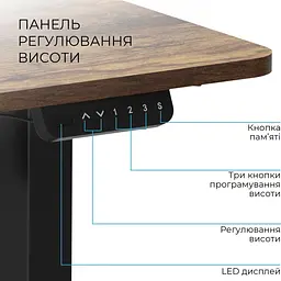 Комп'ютерний ігровий стіл OfficePro ODE1670DW [140168] - мініатюра 5