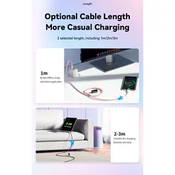 Дата кабель USB-C to USB-C 2.0m 100W black Essager (EXCTT1-WLA01-P) - мініатюра 9