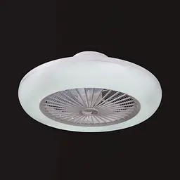 Біла люстра вентилятор Brille WBL-74/36W*2 WH - мініатюра 2