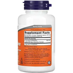 L-карнітин Now Foods 85 г - мініатюра 2