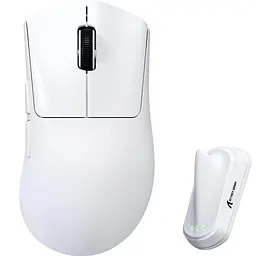 Бездротова миша ATTACK SHARK V8 42000 DPI PAW3950MAX Nordic 54L15 8K Біла