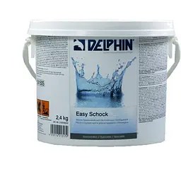 Шоковий засіб для знезараження води басейну Delphin Easy Shock, гранули 2,4 кг