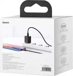 МЗП Baseus Super Si Quick Charger 1C 20W EU Black - мініатюра 3