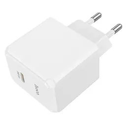 Мережевий зарядний пристрій Hoco CS13A Ocean single port PD20W charger білий - мініатюра 3