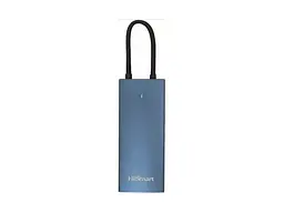 USB-хаб /картридер HiSmart Blueendless USB-C (CA914357) - мініатюра 3
