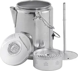 Кавоварка туристична Easy Camp Adventure Coffee Pot 1.4L Silver (680197) - мініатюра 2