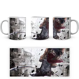 Кухоль GeekLand Attack on Titan Атака Титанів Мікаса AOT 002.28 330 мл білий - мініатюра 4