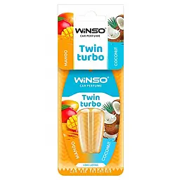 Ароматизатор з подвійною капсулою Winso Twin Turbo - Mango & Coconut(539390)