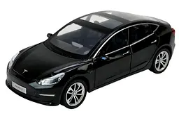 Металева колекційна модель автомобіля Tesla Model 3 масштаб 1:24 зі світлом та звуком АВТОПРОМ (AP7728) - мініатюра 4