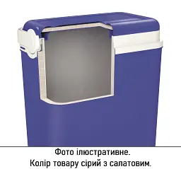 Ізотермічний контейнер пластик 24 л сірий з салатовим - мініатюра 5