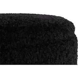 Пуф J-line з коробом на ніжках чорний (38827) - мініатюра 4
