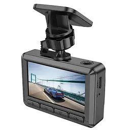 Відеореєстратор Hoco DV3 2,45-inch IPS+Камера Заднього Виду Чорний - мініатюра 5