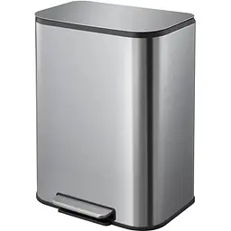 Відро для сміття Mixxus Cubic-TC0105 з плавним закриттям прямокутне SS Color 5л нержавіюча сталь MI7088, Нержавіюча сталь
