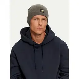 Шапка Caterpillar Knitted Grey Heather (1103-1120038-004-OS) - мініатюра 2